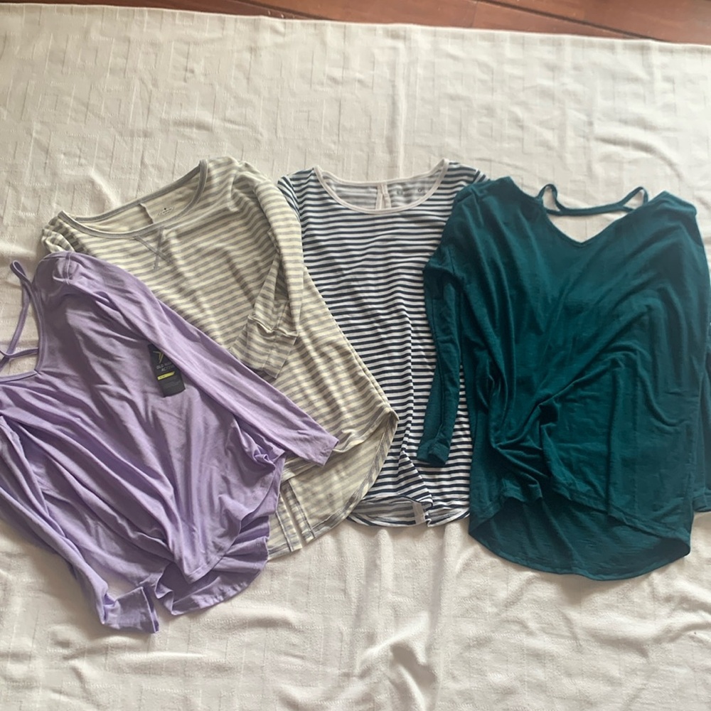Lot of 4 NWT Active Tops